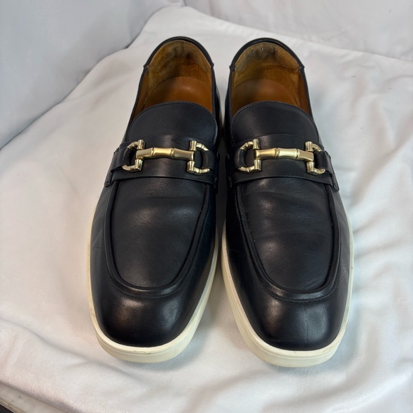 ALDO Mr B’s Courtside Leather Black Loafers Men’s Sz 12